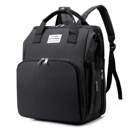 Multi-Functional Baby Needs Backpack & Portable Travel Cot