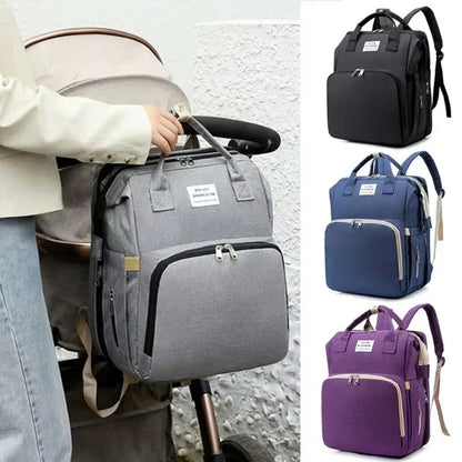 Multi-Functional Baby Needs Backpack & Portable Travel Cot