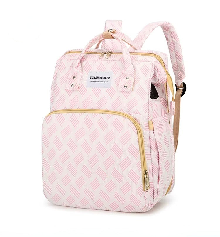 Multi-Functional Baby Needs Backpack & Portable Travel Cot